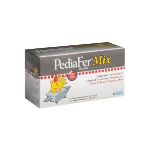 Pediafer Mix 10 Flaconi  Globuli Contenitore MONOdose