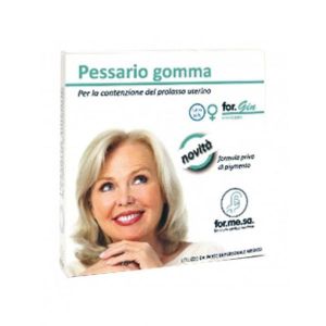 Pessario In Gomma Senza Pigmento per La Contenzione Del Prolasso Uterino Diametro 90mm