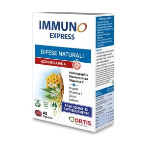 Ortis Immuno Express Integratore Primi Segnali Di Raffreddamento 45 Compresse