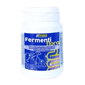 Petformance Fermenti Flora Mangime Complementare Dietetico per Cani e Gatti 30 Compresse