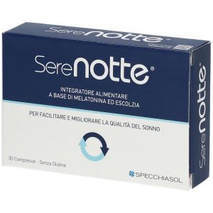 Specchiasol Serenotte Plus Integratore per Il Sonno 30 Compresse