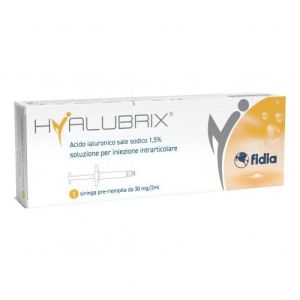 Siringa Intra-articolare Hyalubrix Acido Ialuronico 1,5% 30mg 2ml No Eto