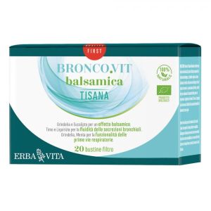 Erba Vita Broncovit Balsamic Herbal Tea 12 Sachets