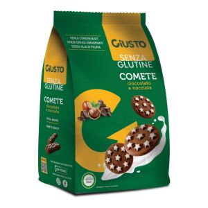 Giusto Senza Glutine Biscotti Comete Cioccolato e Nocciola 200g