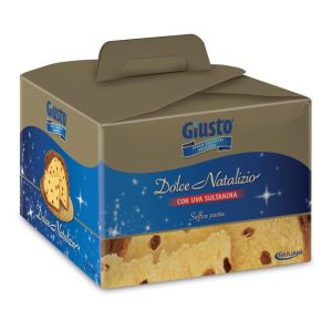 Giusto Dolce Natalizio Con Uva Sultanina Senza Zuccheri Aggiunti Giuliani 600g