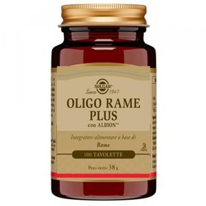 Solgar Oligo Rame Plus 100 Compresse