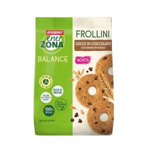 Enerzona Frollini Integrali Gocce di Cioccolato 250g