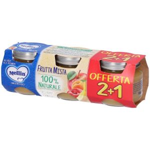 Mellin Omogeneizzato Frutta Mista 3 Pezzi da 100g