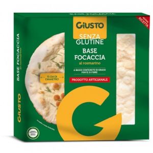 Giusto Senza Glutine Fondo Focaccia Rosmarino 130g