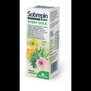 Sobrepin Natura Spray Gola 20ml i Edulcorante Senza Glutine e Lattosio