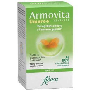 Armovita Umore+ 60 Capsule 466mg Senza Glutine Senza Lattosio