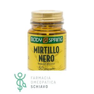 Body Spring Mirtillo Nero Integratore Funzione Visiva 50 Capsule