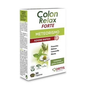 Ortis Colon Relax Forte Supplement Against Meteorism 30 Tablets