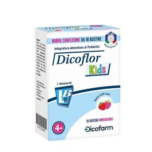 Dicoflor Kids Integratore Fermenti Lattici 18 Bustine Orosolubili