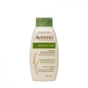 Aveeno emulave fluid bath and shower fluid dry and sensitive skin 500ml