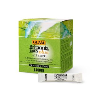 Guam britannia dren plus green tea draining supplement 30 sachets
