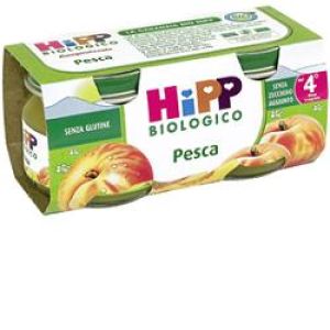 Hipp Biologico Omogeneizzato Merenda Mela E Pesca 2 X80g