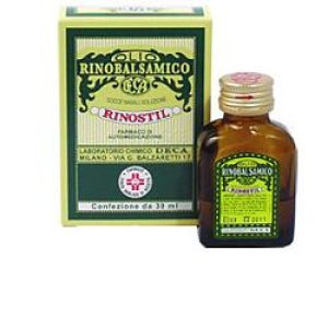 Rinostil Nasal Drops Bottle 30ml Rhinobalsamic Oil For