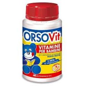 Orsovit Integratore Vitamine Per Bambini Gusto Frutta 60 Caramelle Gommose
