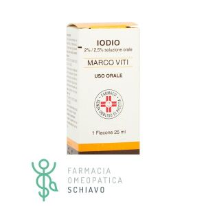 Iodio Marco Viti 2% / 2.5% Soluzione Orale 25 Ml