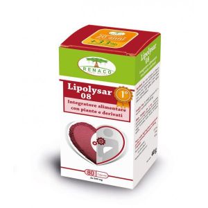 Renaco Lipolysar 08 Monascus Integratore Alimentare 80 Capsule