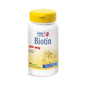 Longlife Biotin Food Supplement 100 Tablets