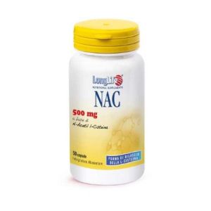 Longlife Nac 500mg Food Supplement 60 Capsules