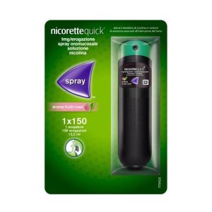 Nicorettequick 1 Vial 150 Doses Oromucosal Solution 1mg/