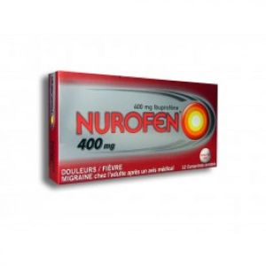 Nurofen 400mg Ibuprofen Pain Reliever 12 Coated Tablets