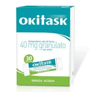 Okitask 40 mg Ketoprofen Lysine Salt 30 Sachets