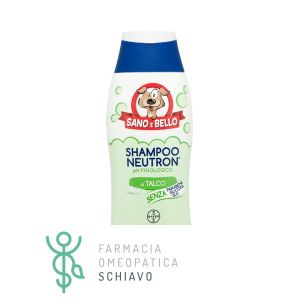 Bayer Sano e Bello Shampoo Neutron Talc Neutral Detergent Dogs 250 Ml