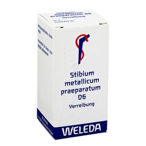 Weleda Stibium Metallicum D6 Shredded 50gr
