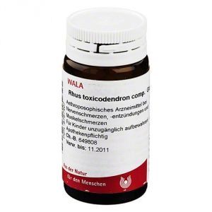 Wala Rhus Toxicodendron Compositum Homeopathic medicineglobuli 20g