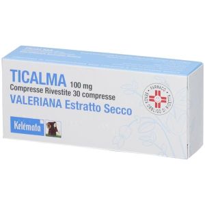 Ticalma Compresse 100mg Valeriana Radice 30 Compresse Rivestite