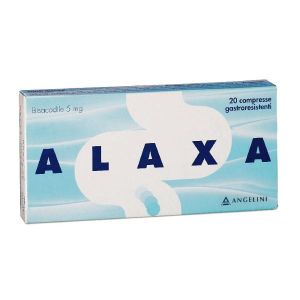 Alaxa 5mg Bisacodile Lassativo 20 Compresse Gastroresistenti