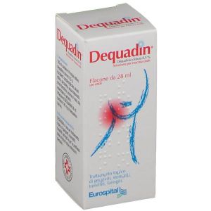 Dequadin Soluzione per Mucosa Orale 0,5% Dequalinio Cloruro 28ml