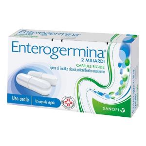 Enterogermina 2 Miliardi Bacillus Clausii Fermenti Lattici 12 Capsule