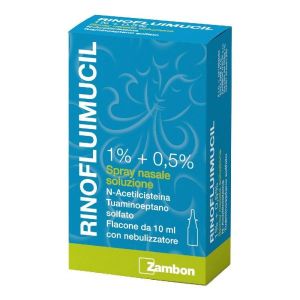Rinofluimucil Spray Nasale 1%+0,5% N-acetilcisteina Riniti 10ml
