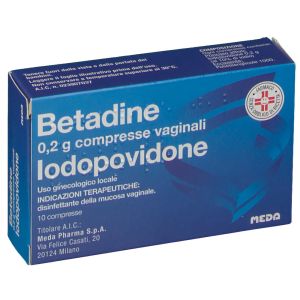Betadine*10cpr Vag 200mg