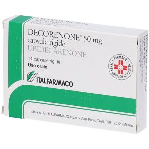 Decorenone 50mg Ubidecarenone 14 Capsule