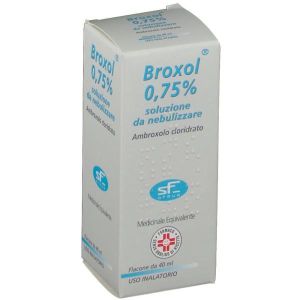 Broxol 0,75% Ambroxolo Soluzione da Nebulizzare Flacone 40ml
