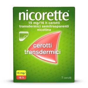 Nicorette Cerotti Transdermici 15 Mg/16 H Nicotina 7 Cerotti