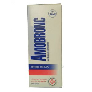 Amobronc Sciroppo 0,3% Ambroxolo Mucolitico 200ml