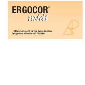 Siar Pharma Ergocor Midi Integratore Alimentare 10 Flaconcini