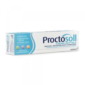 Proctosoll Crema Rettale Contro Emorroidi Benzocaina 30g
