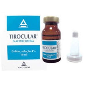 Tirocular Collirio 4% Acetilcisteina Flacone 10ml