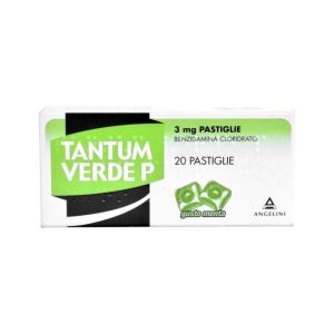 Angelini Tantum Verde P Mal Di Gola Gusto Menta 20 Pastiglie 3mg