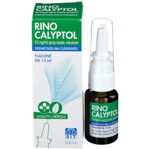 Rino Calyptol 0,5mg/ml Ossimetazolina Spray Nasale Decongestionante 15ml