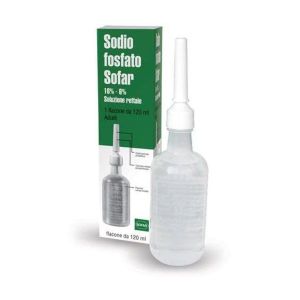 Sodio Fosfato  Alfasigma  20 Flaconi 120ml 13,91% + 3,18 %soluz Rettale i Cannula