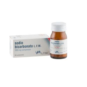 Sodio Bicarbonato  Laboratorio Farmacologico Milanese  50 Compresse 500mg Flacone